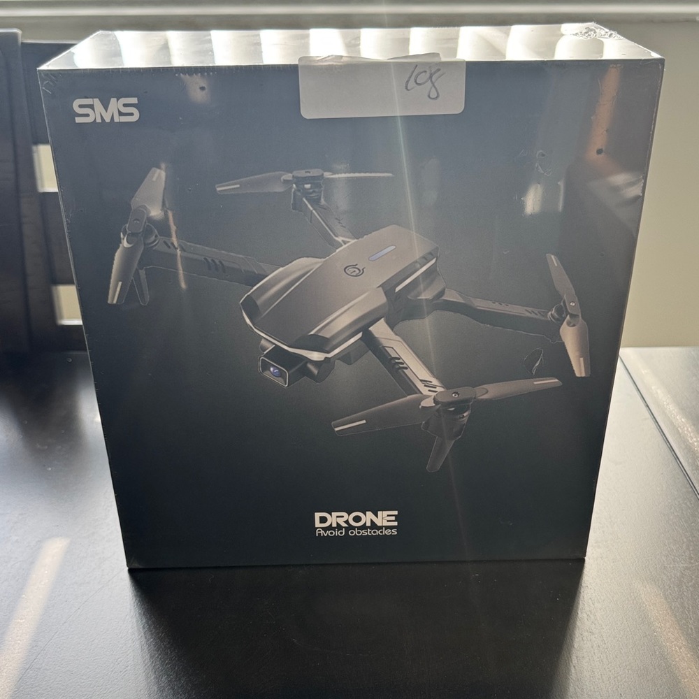 SMS Black Drone with Avoid Obstacles Feature